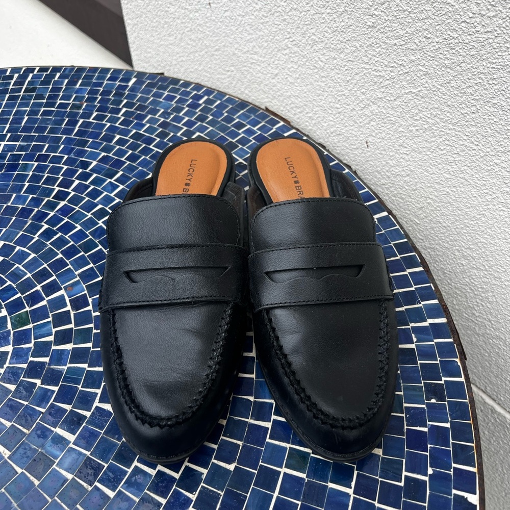 Lucky Brand Women’s Leather Slip On Loafers
